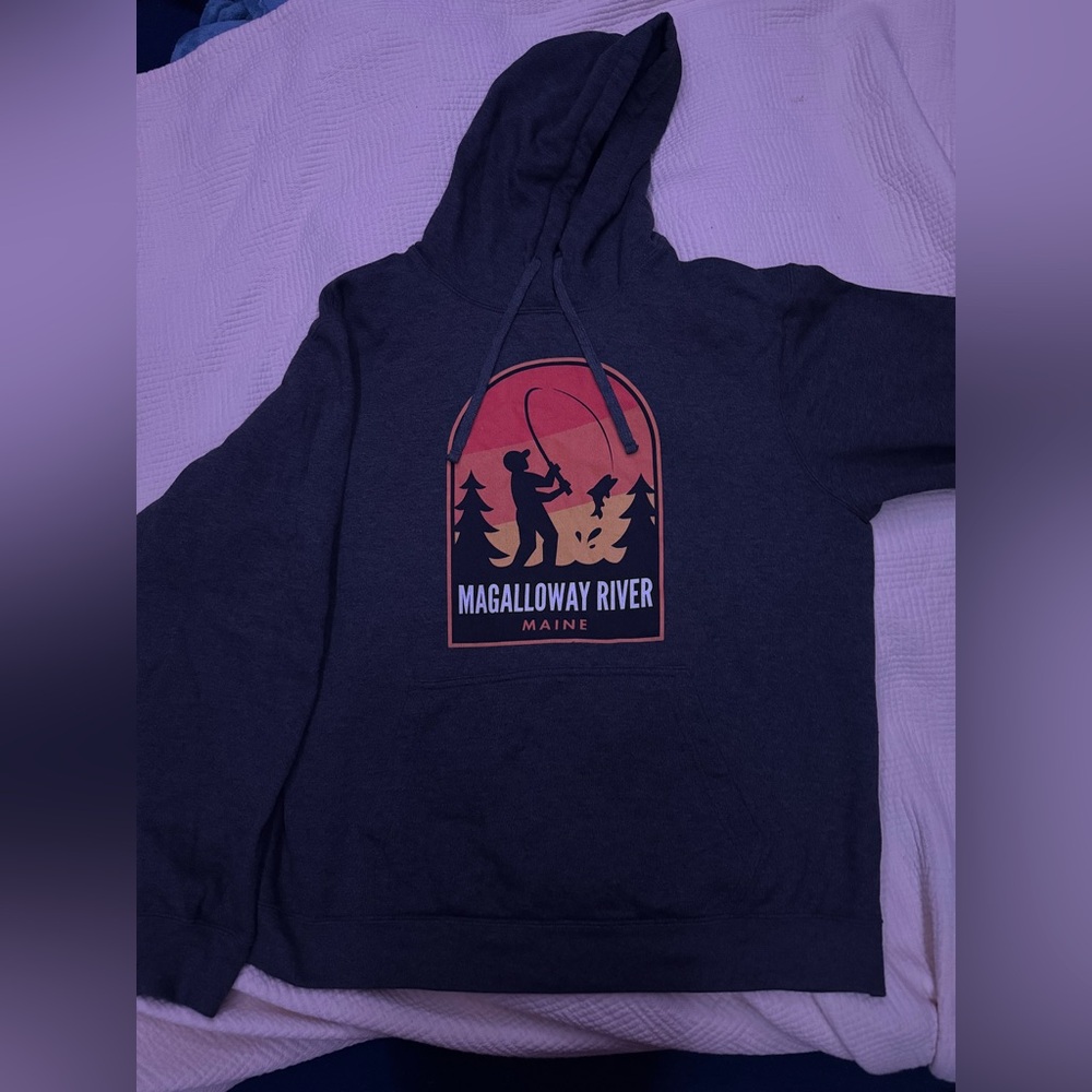 Graphic Hoodie - grey